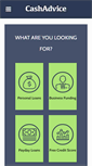 Mobile Screenshot of cashadvice.com